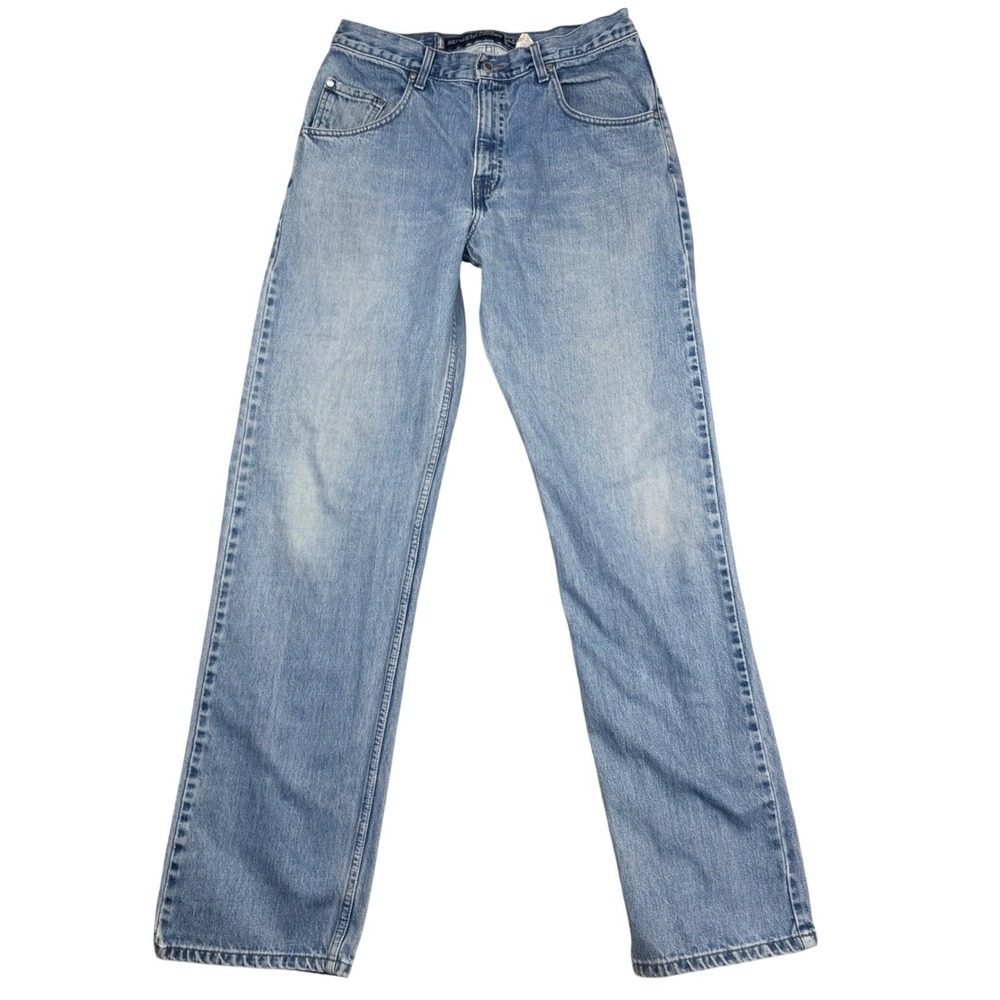 Levis SilverTab Straight Loose Jeans Mens 32x36 Light Wash Blue Denim Y2K Vtg